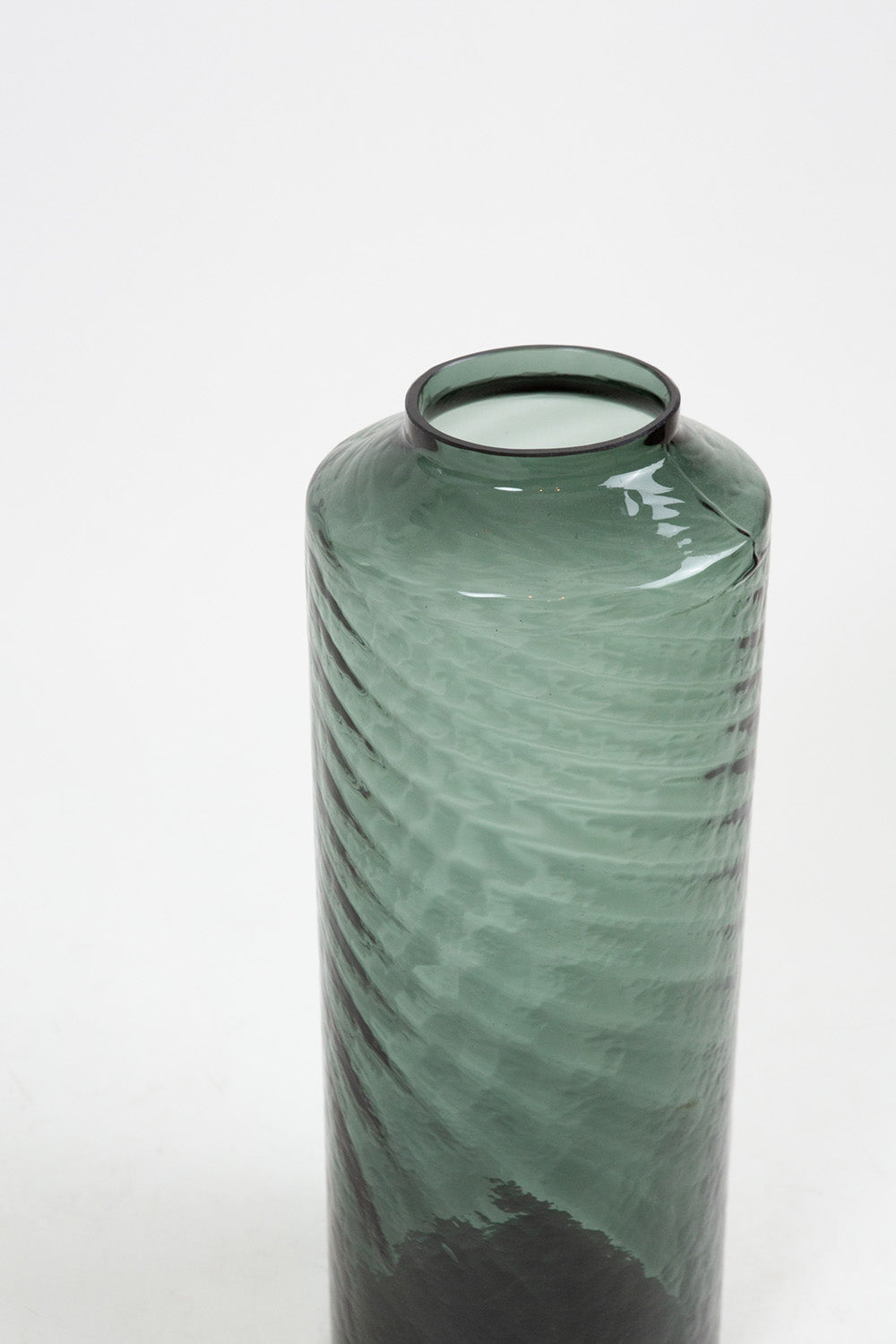 Blenko Charcoal Glass Vase 1971