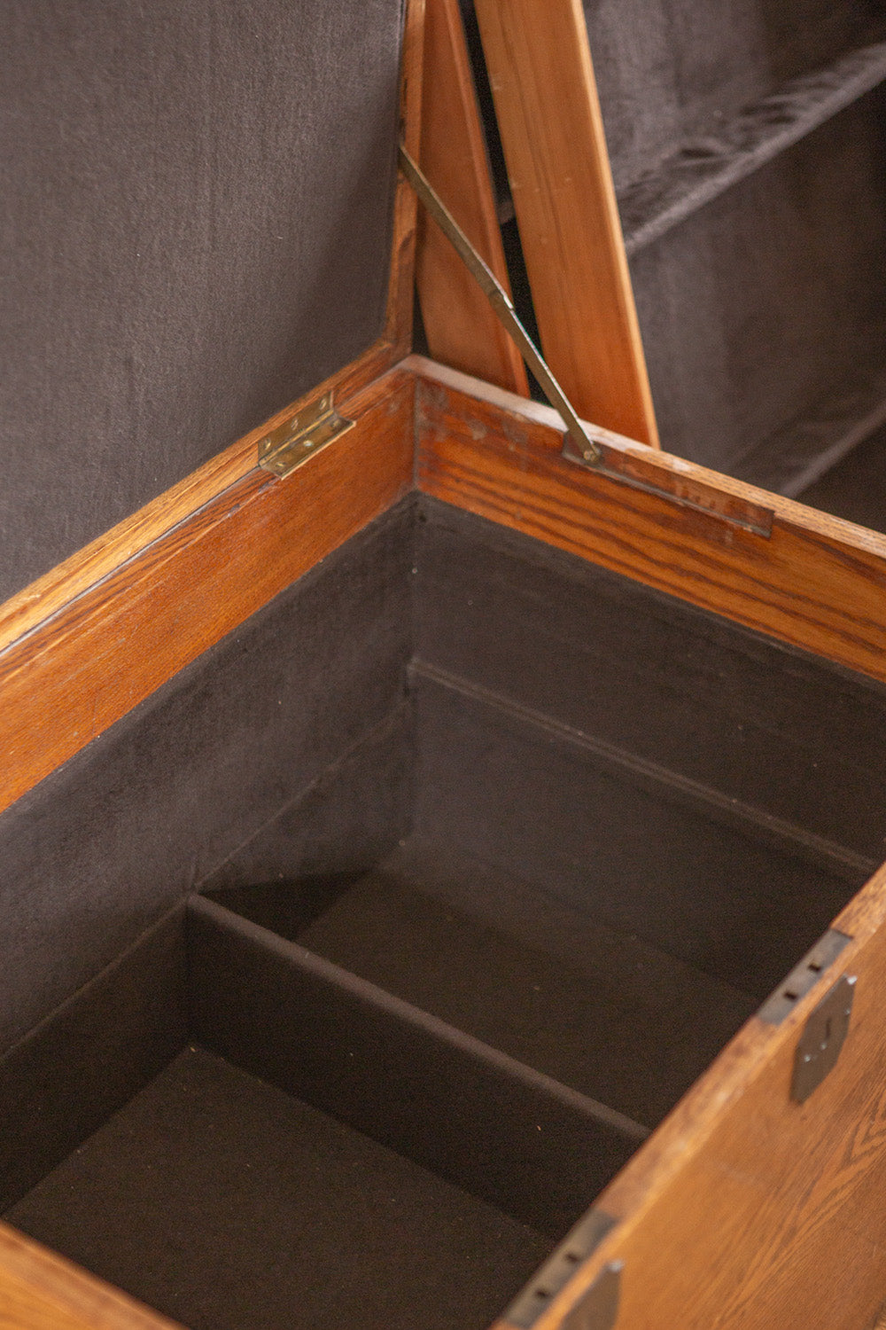 Victorian Brass Bound Trunk