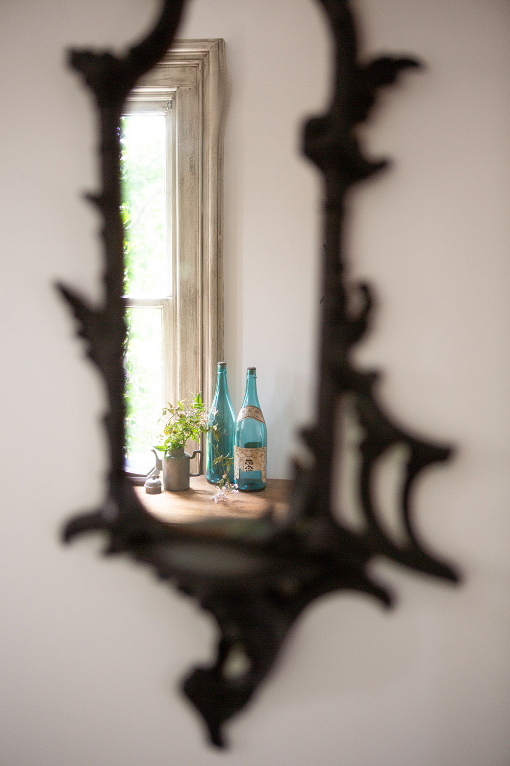 Pair of Ornate Chinese Mirrors