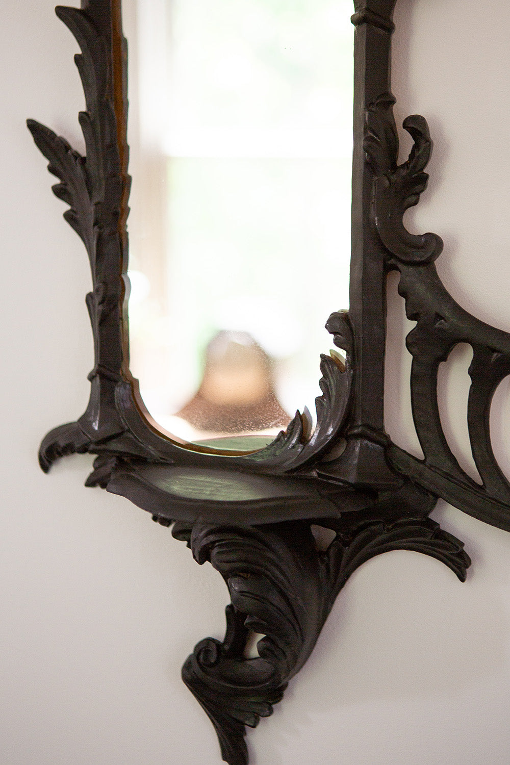 Pair of Ornate Chinese Mirrors