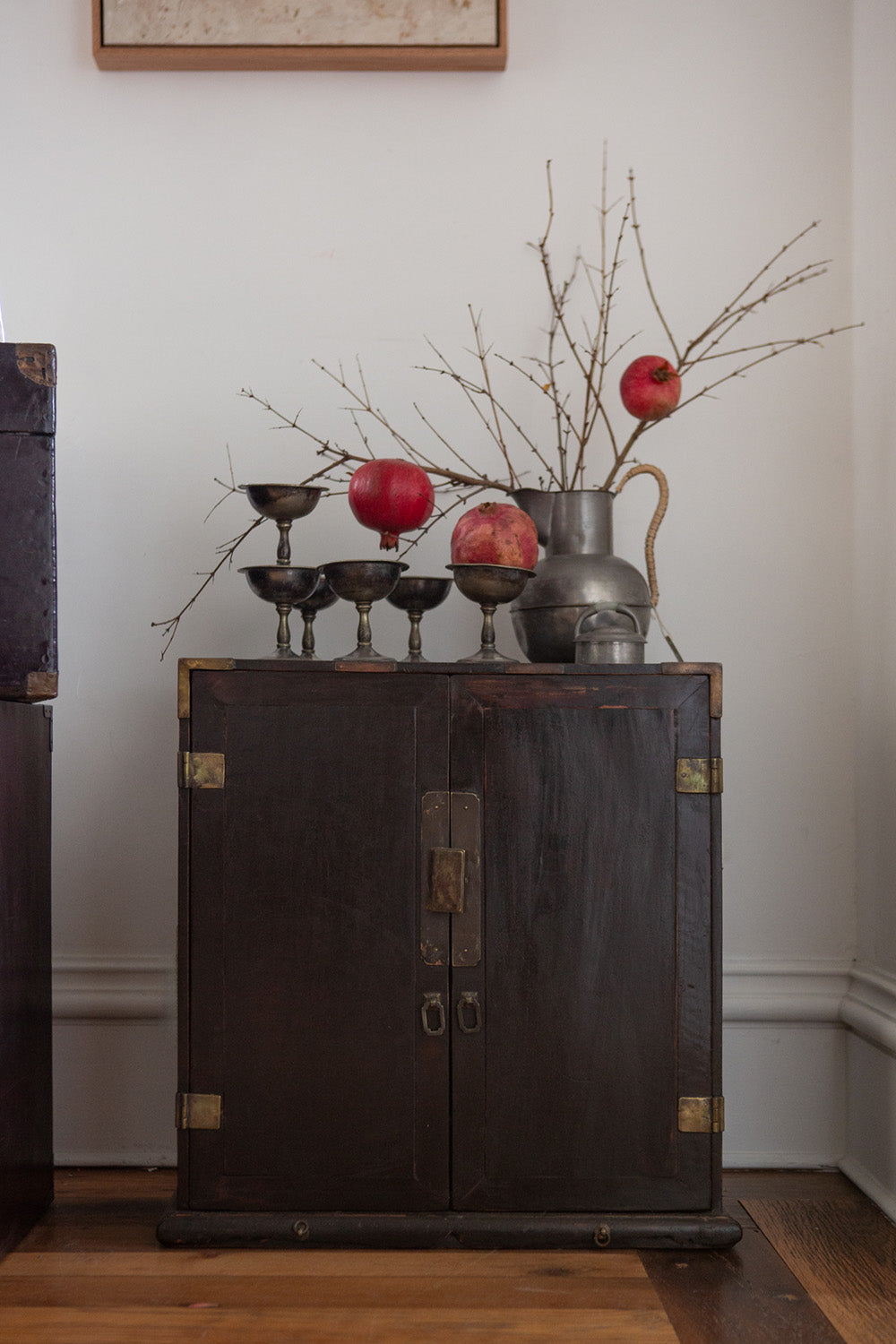19th Century Chinese Painted Wood Chest