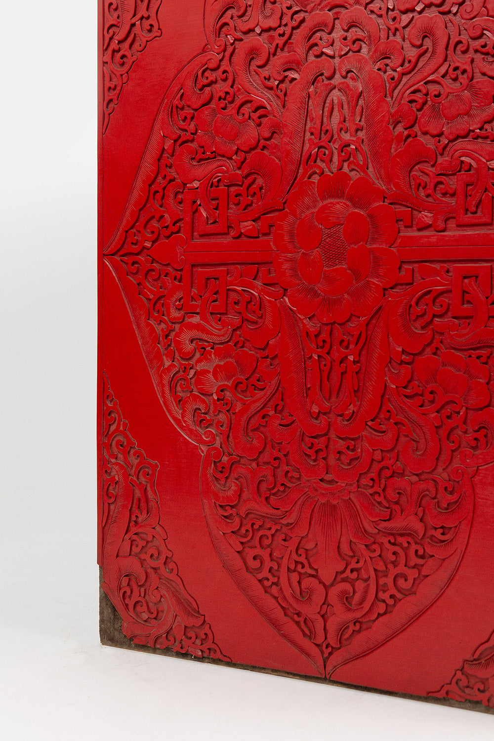 Early 20th Century Chinese Cinnabar Lacquer Cabinet