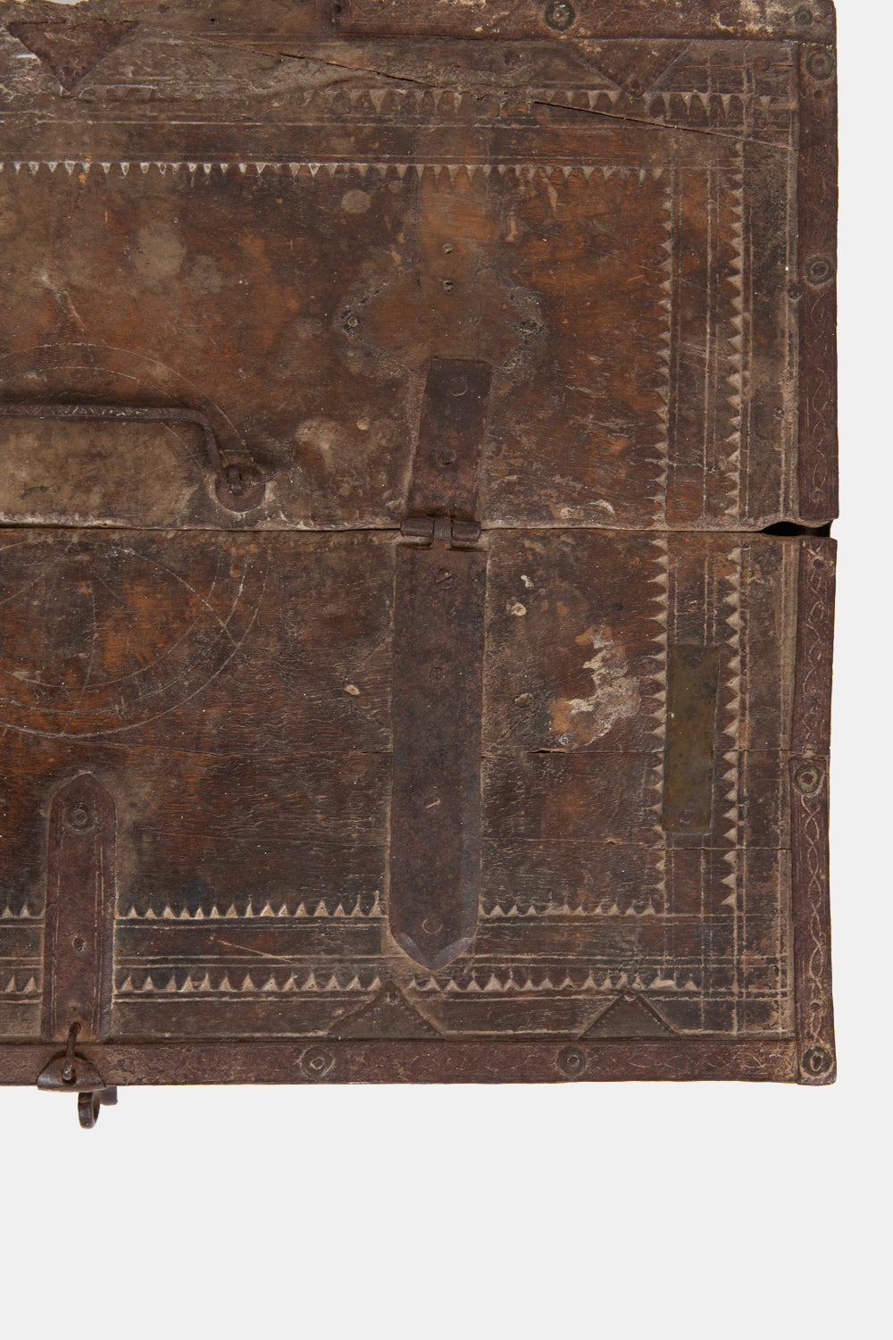 Indian Iron Bound Dowry Chest