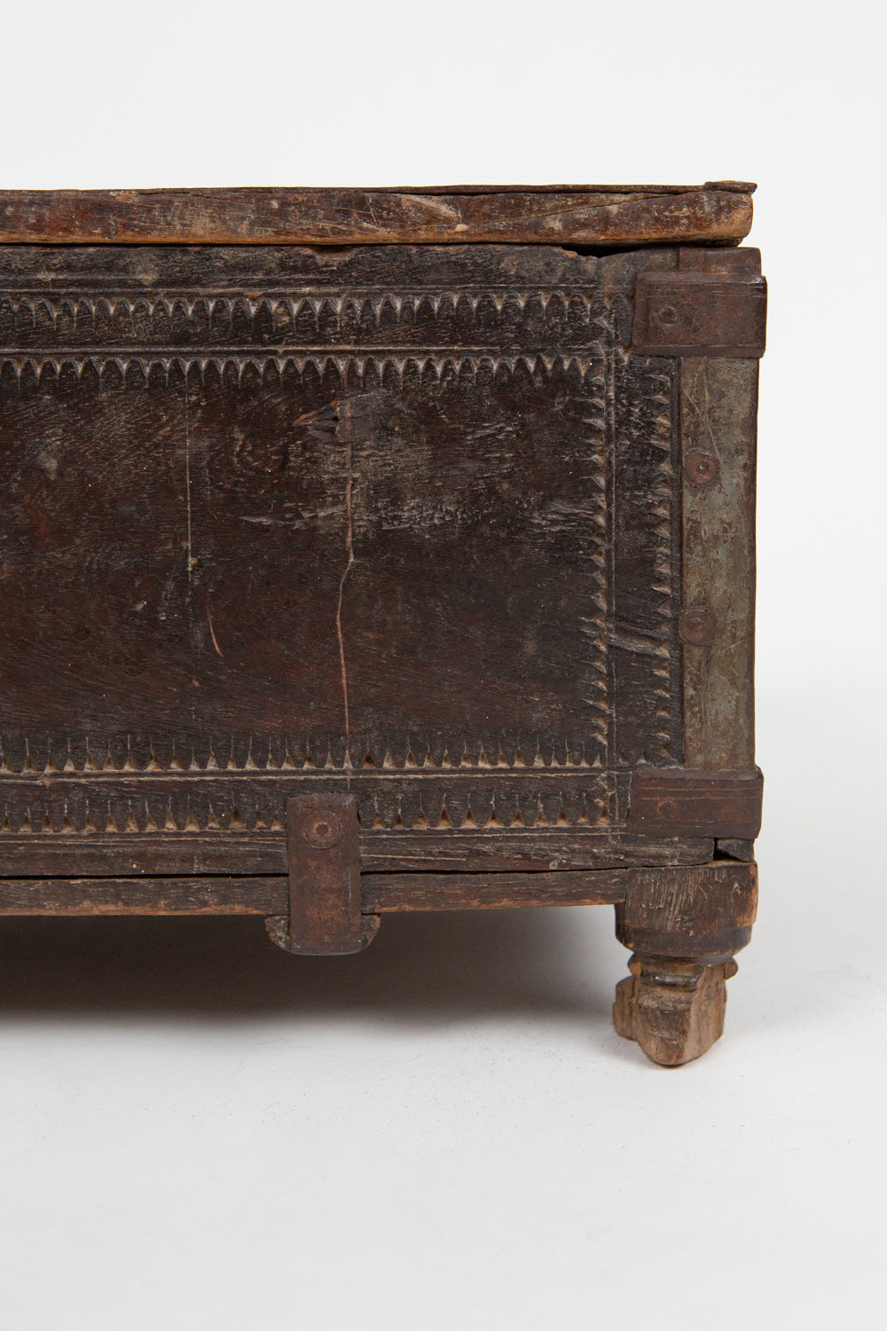 Indian Iron Bound Dowry Chest