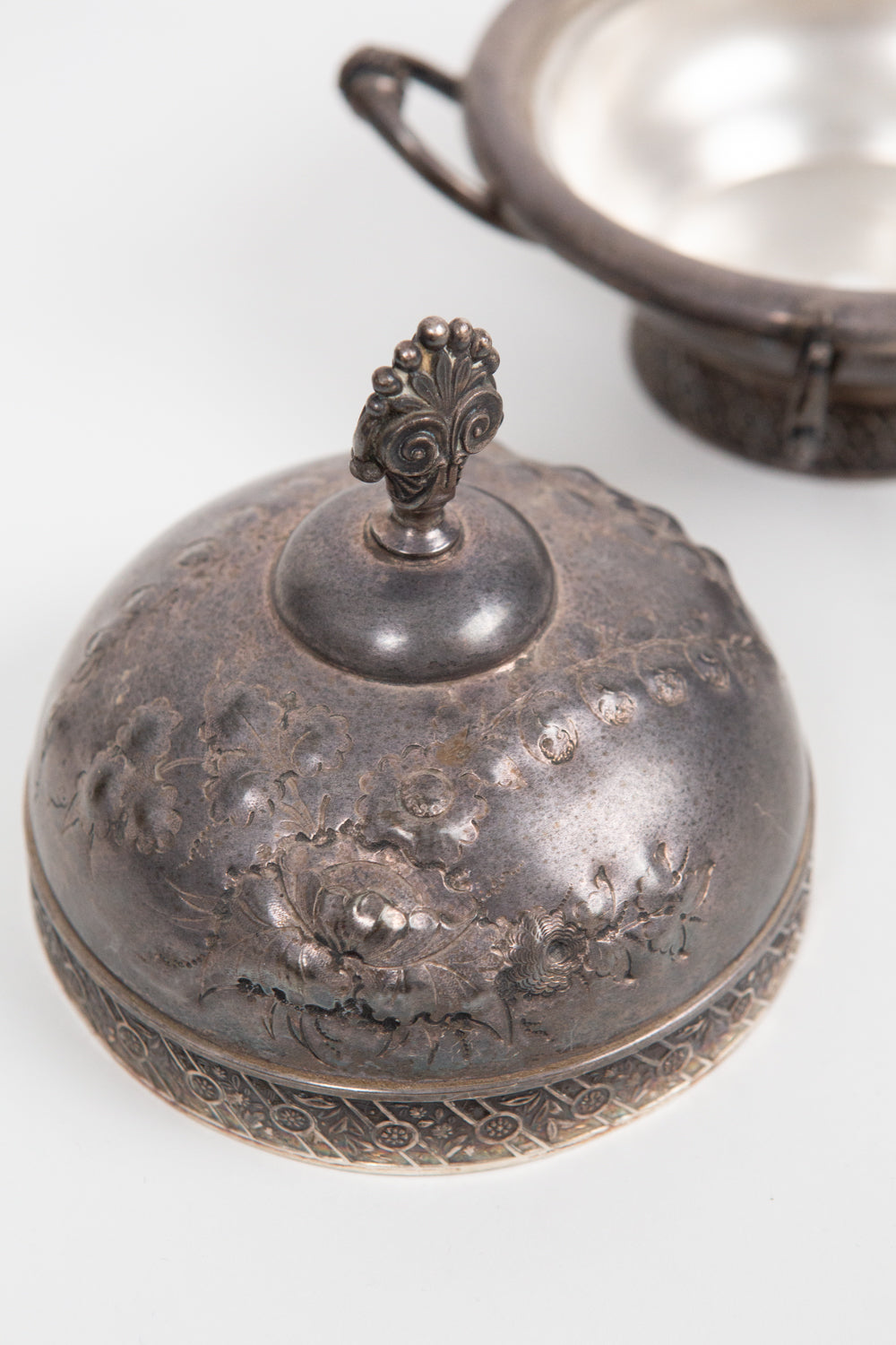 Eakin Tripleplate Silver Serving Dish