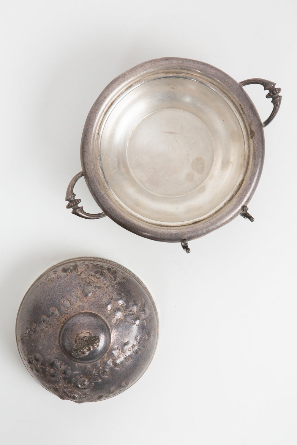 Eakin Tripleplate Silver Serving Dish