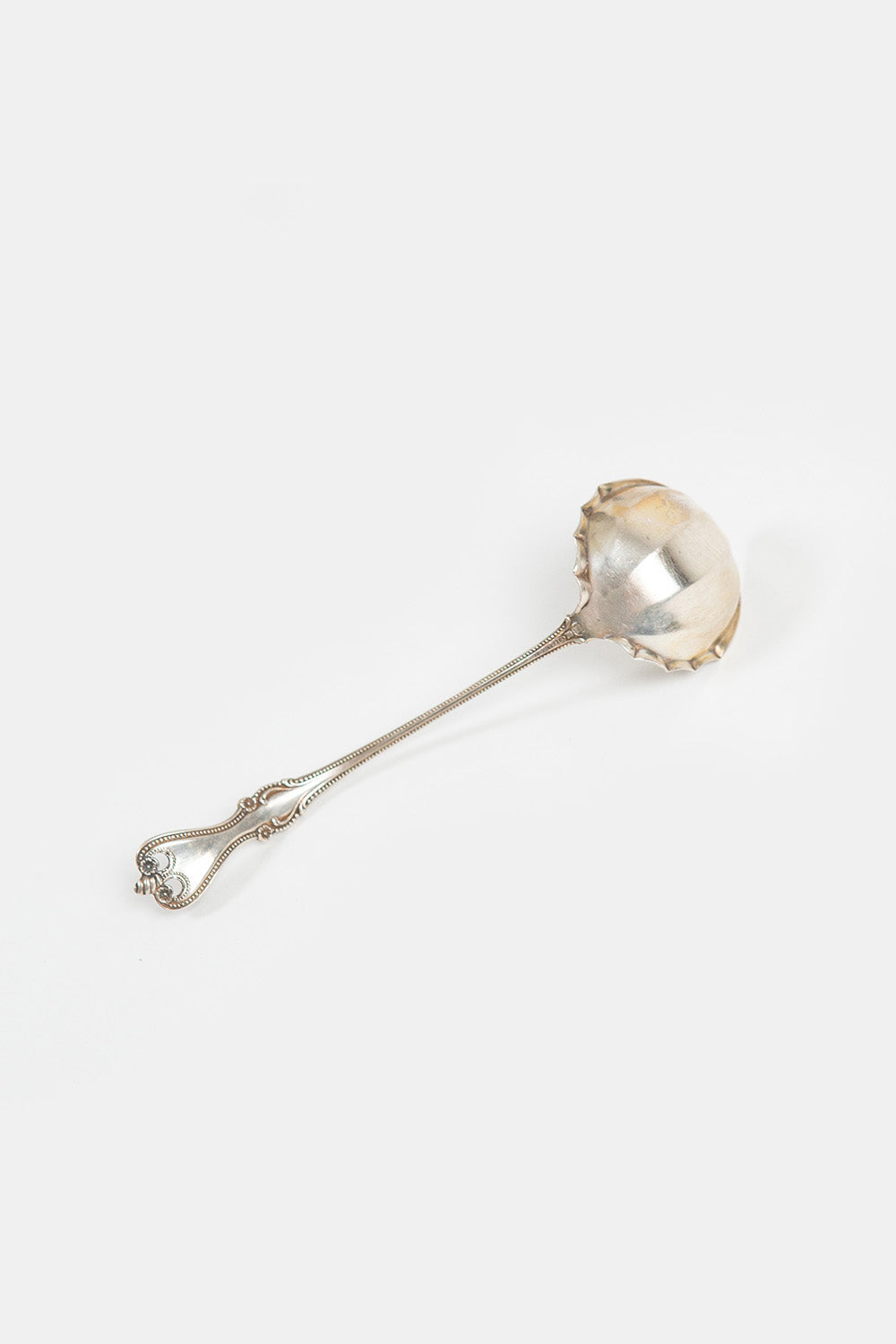 Vintage Sterling Silver Engraved Ladle