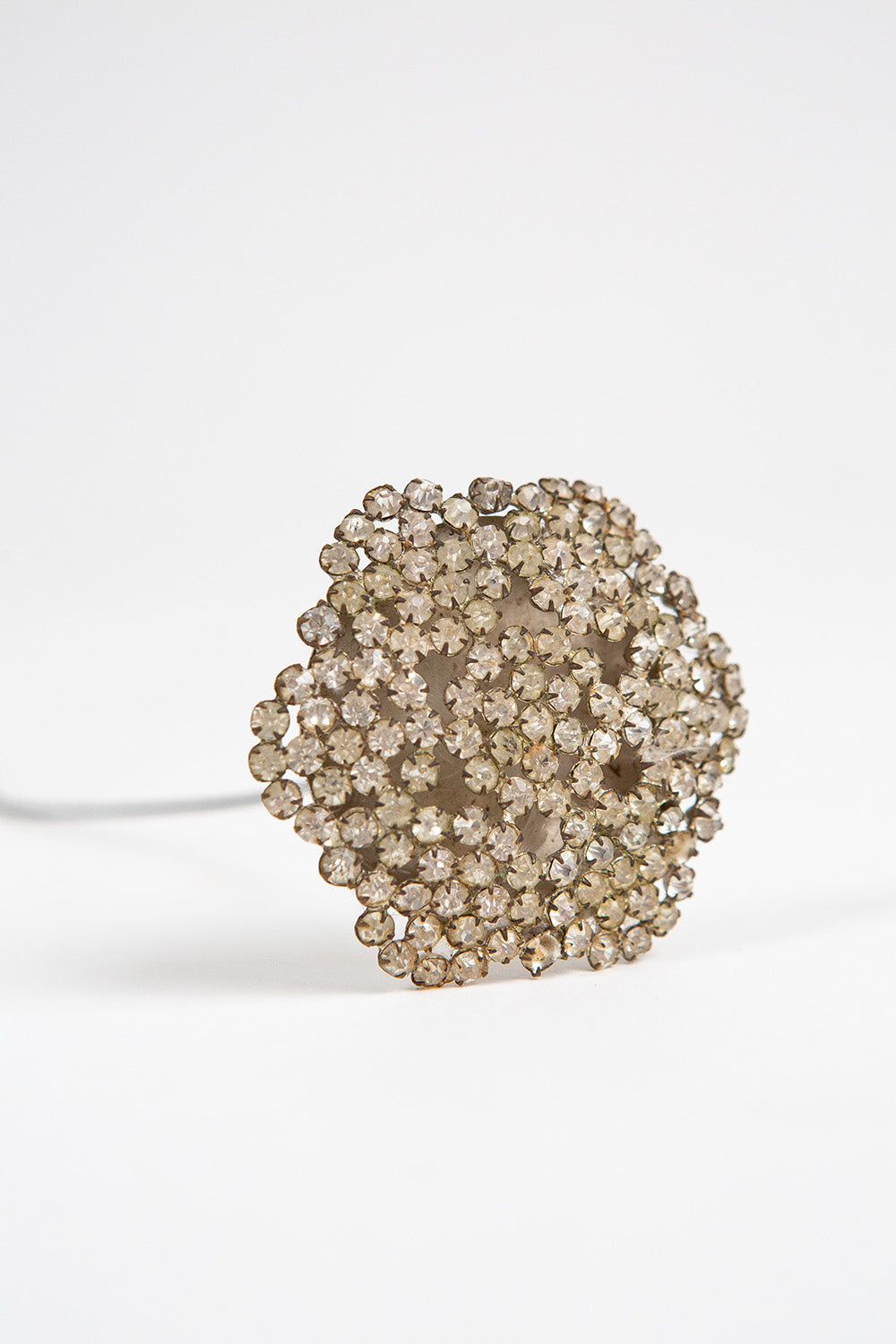 Vintage Silver and Gem Hat Pin