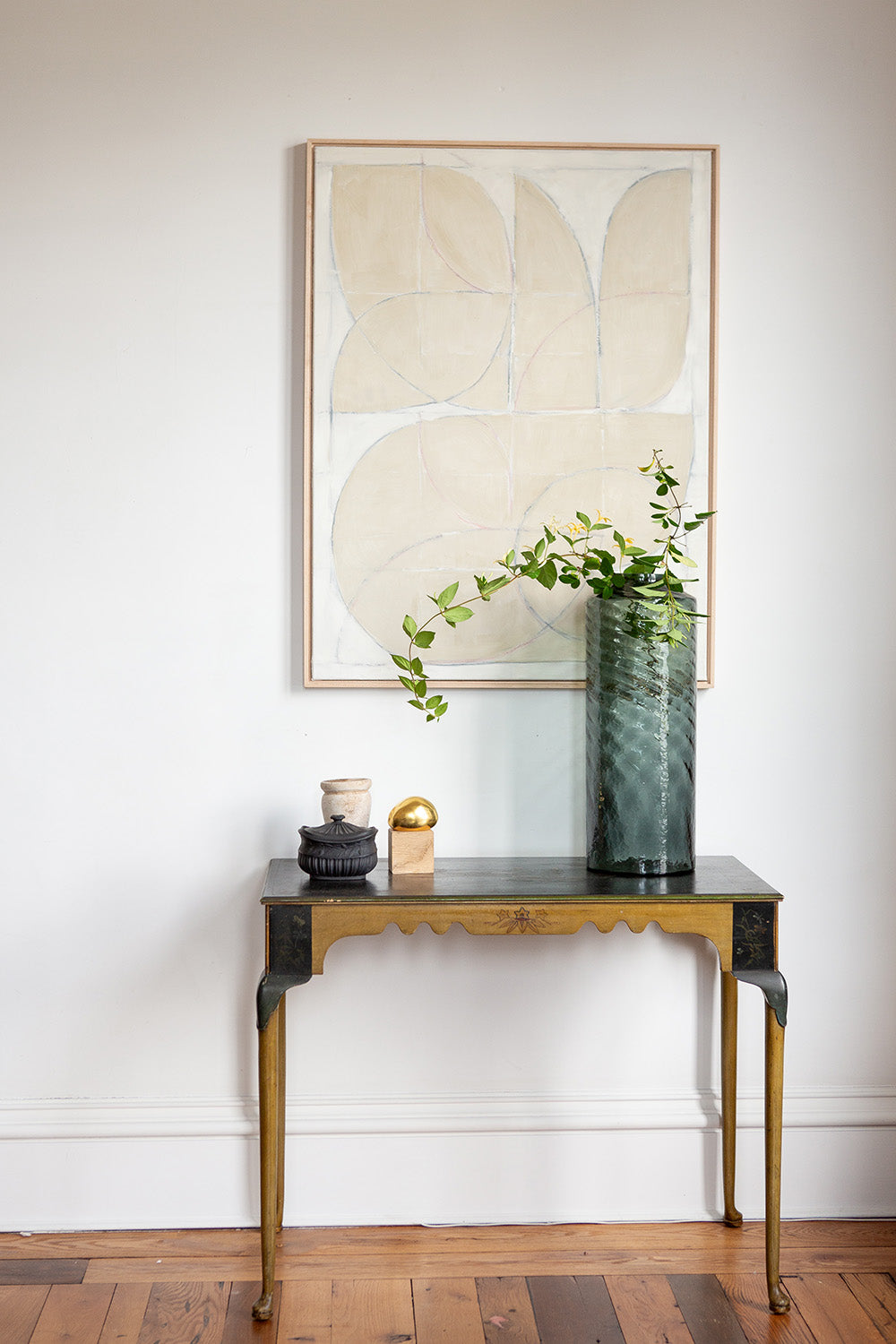 Georgian-Style Japanned Lacquer Table