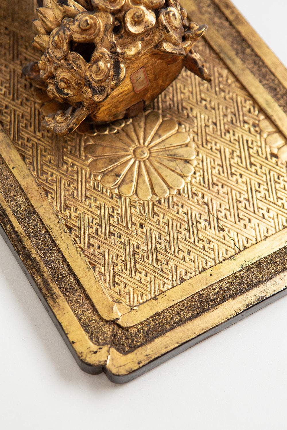 Japanese Lacquered and Gilt Buddhist Altar Panel