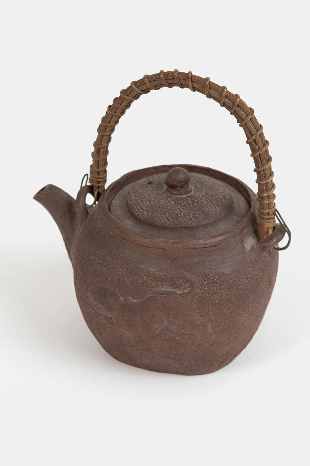 Japanese Red Clay Dragon Tea Pot