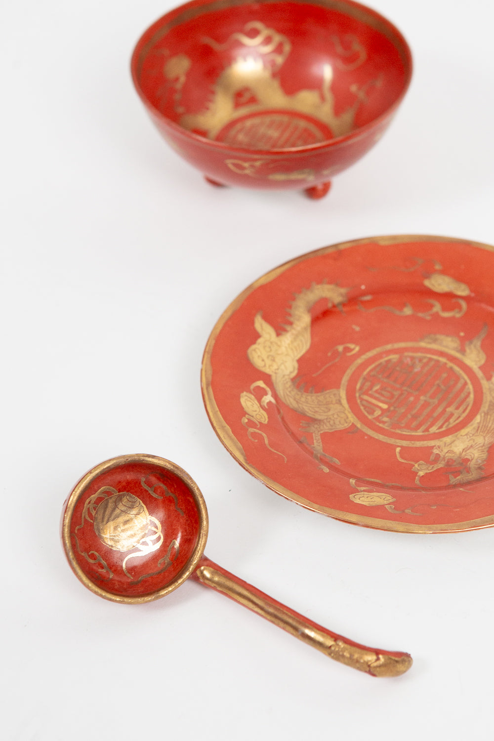 Gold Leaf Japanese Serving Set