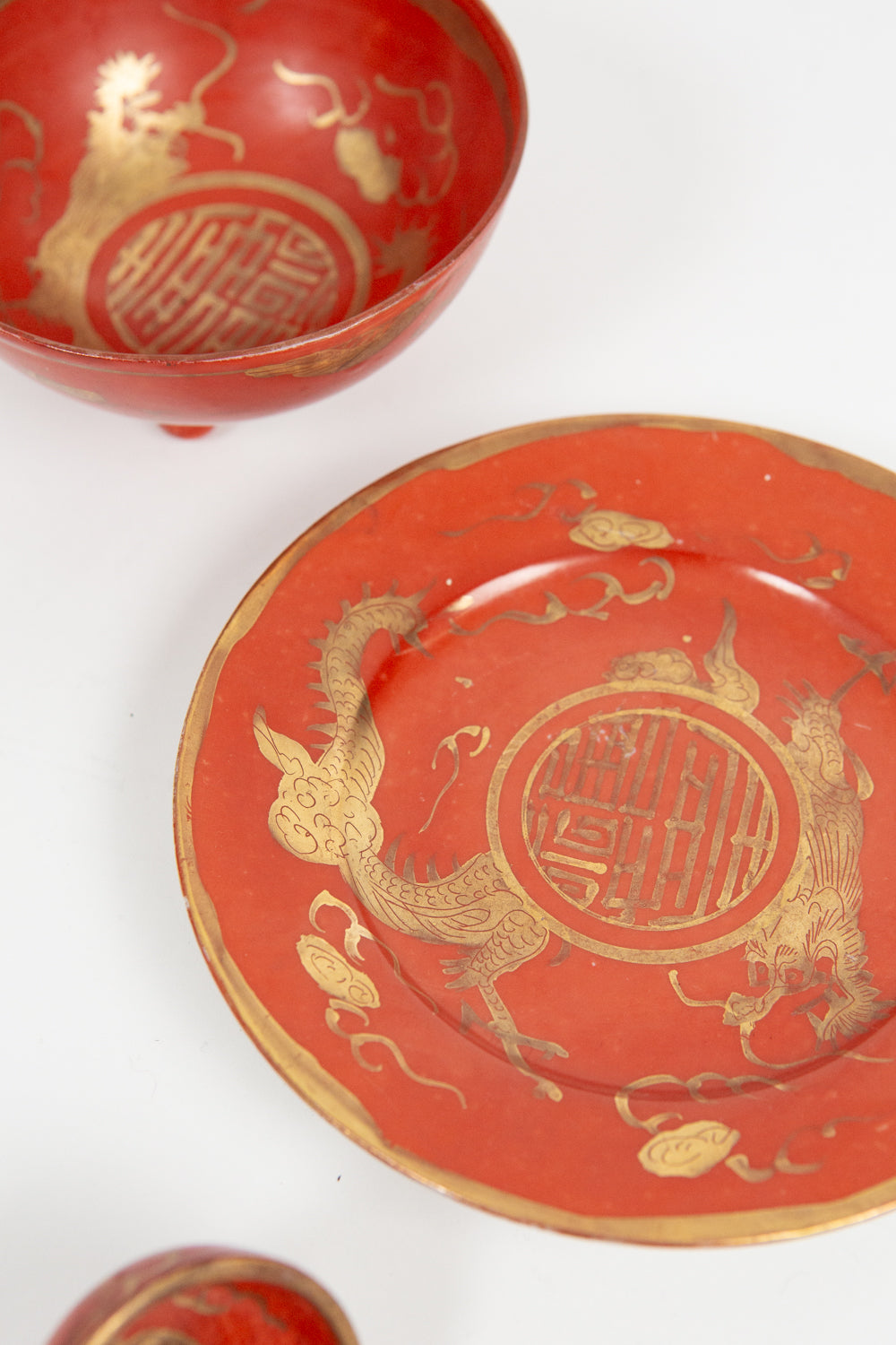 Gold Leaf Japanese Serving Set