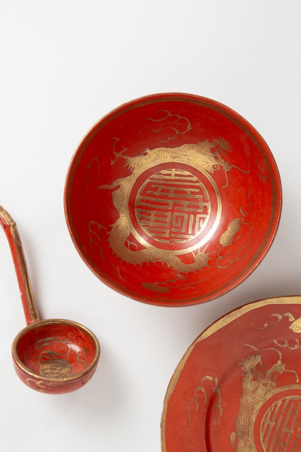 Gold Leaf Japanese Serving Set