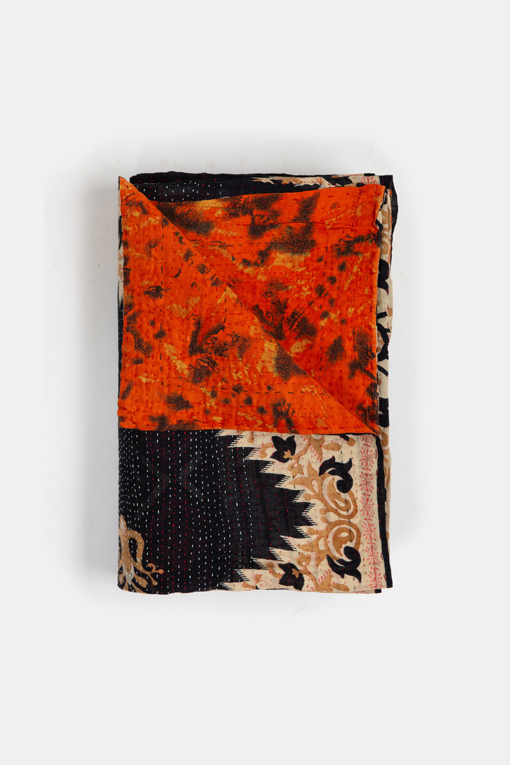 Vintage Kantha Quilt in Mandir