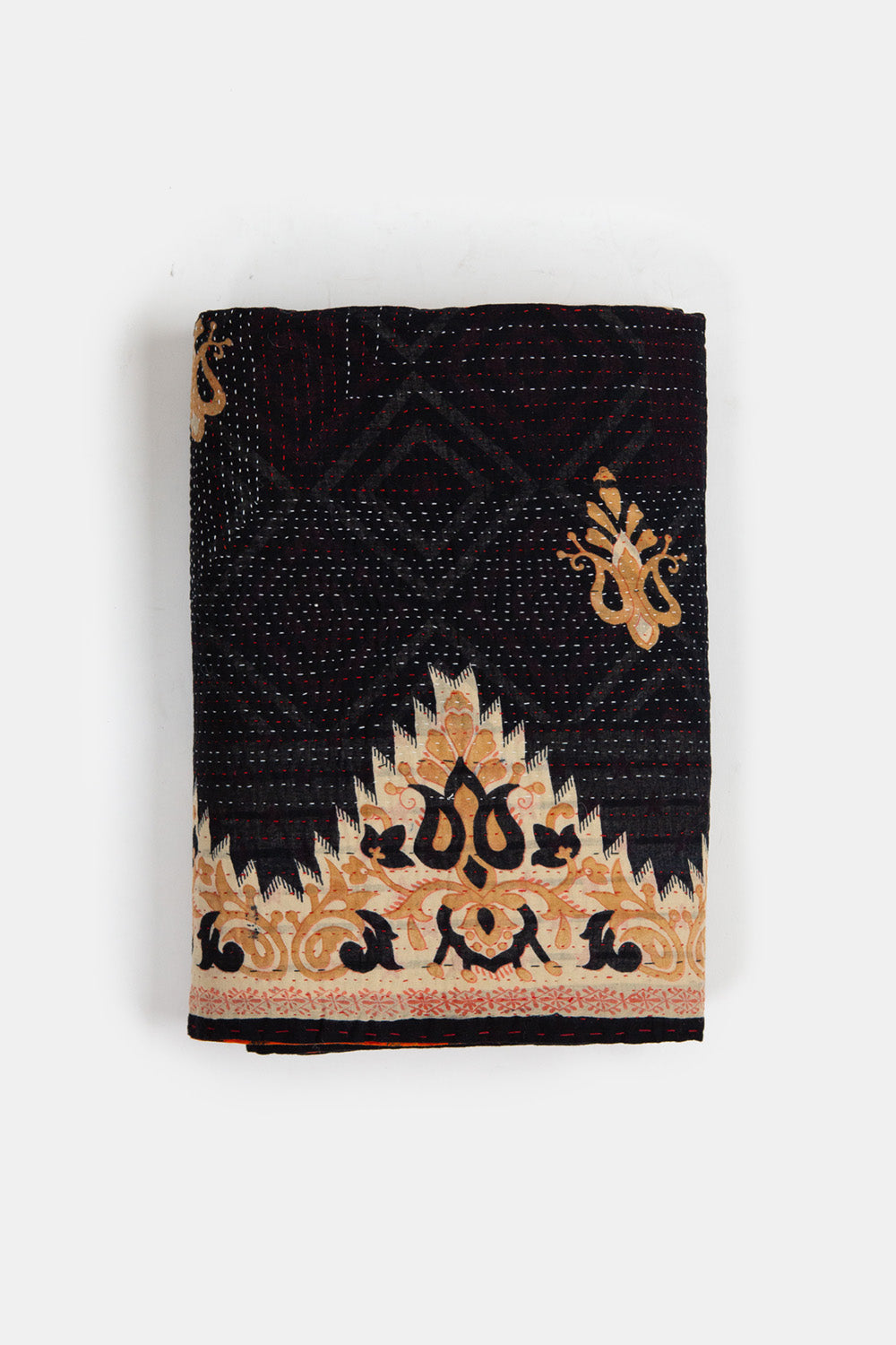 Vintage Kantha Quilt in Mandir