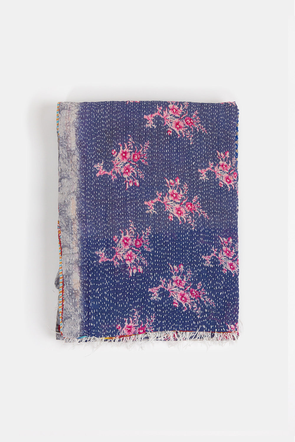 Vintage Kantha Quilt in Buta