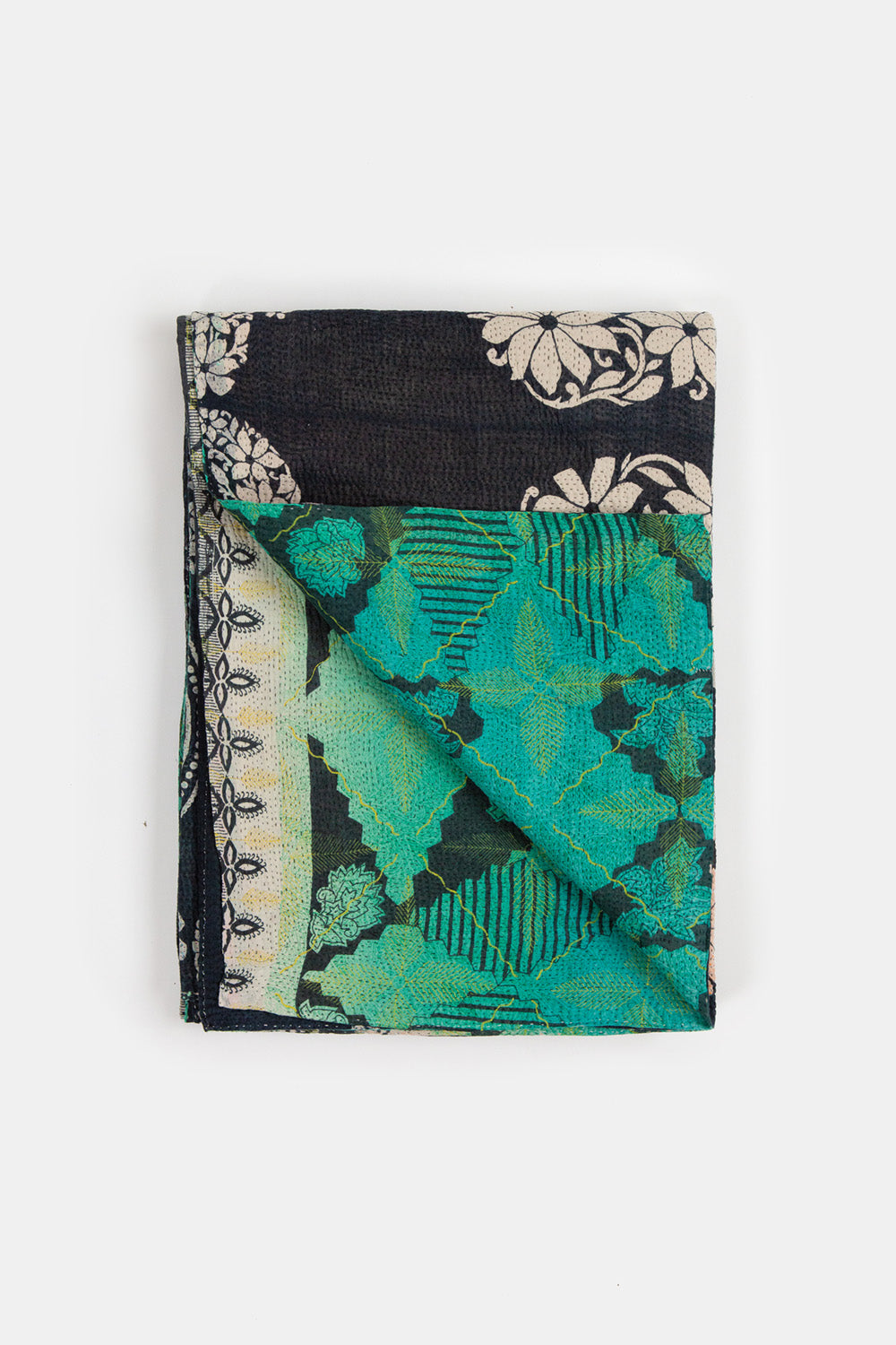 Vintage Kantha Quilt in Kairi