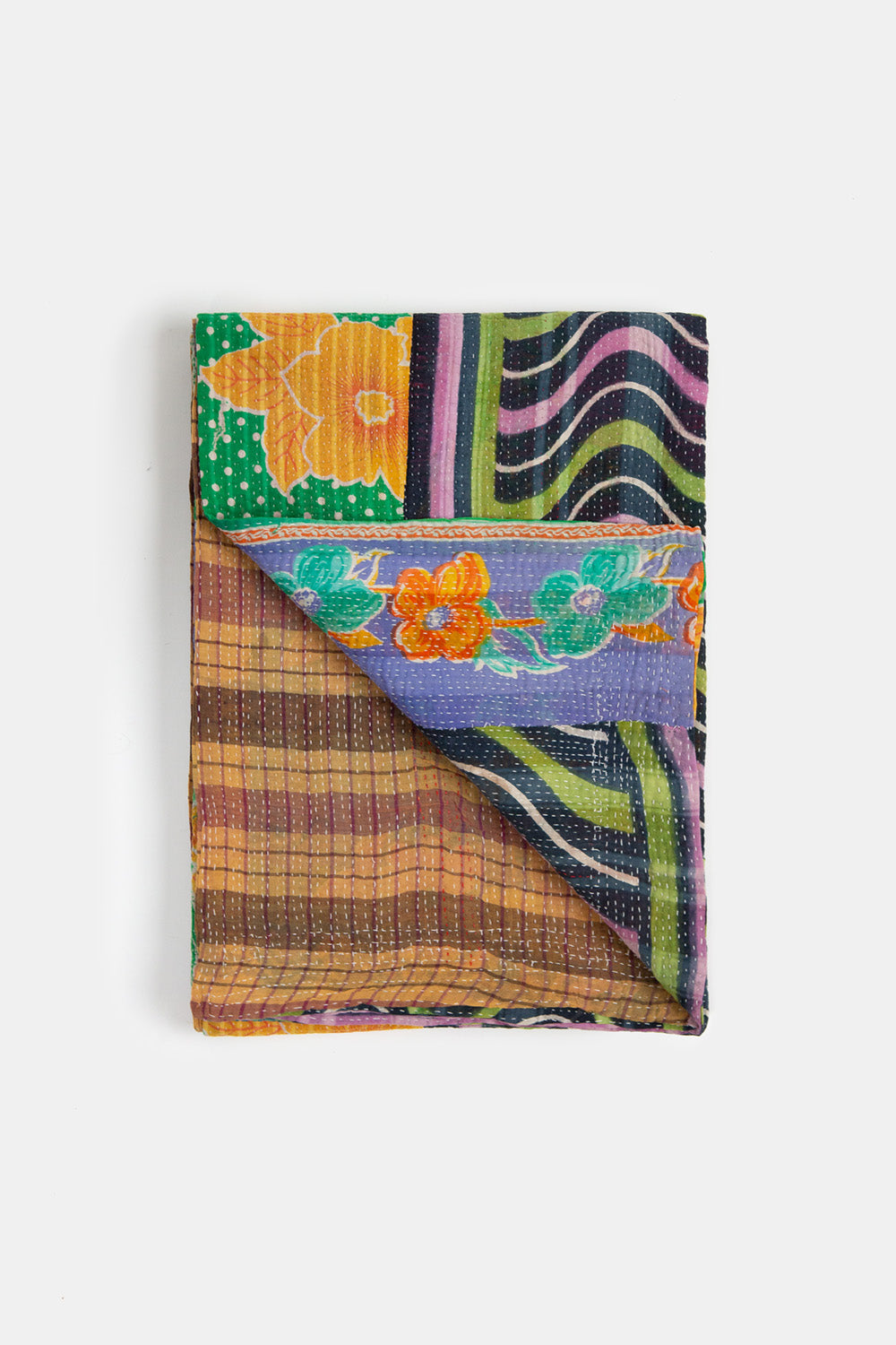 Vintage Kantha Quilt in Nadi