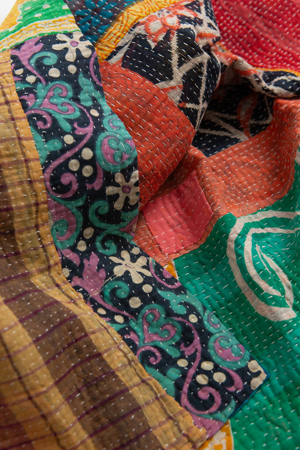 Vintage Kantha Quilt in Nadi