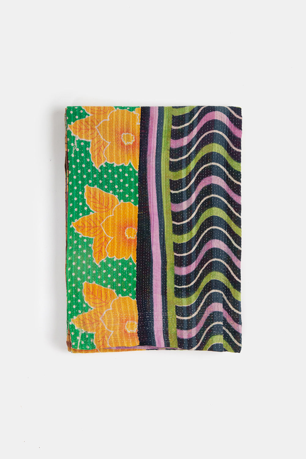 Vintage Kantha Quilt in Nadi