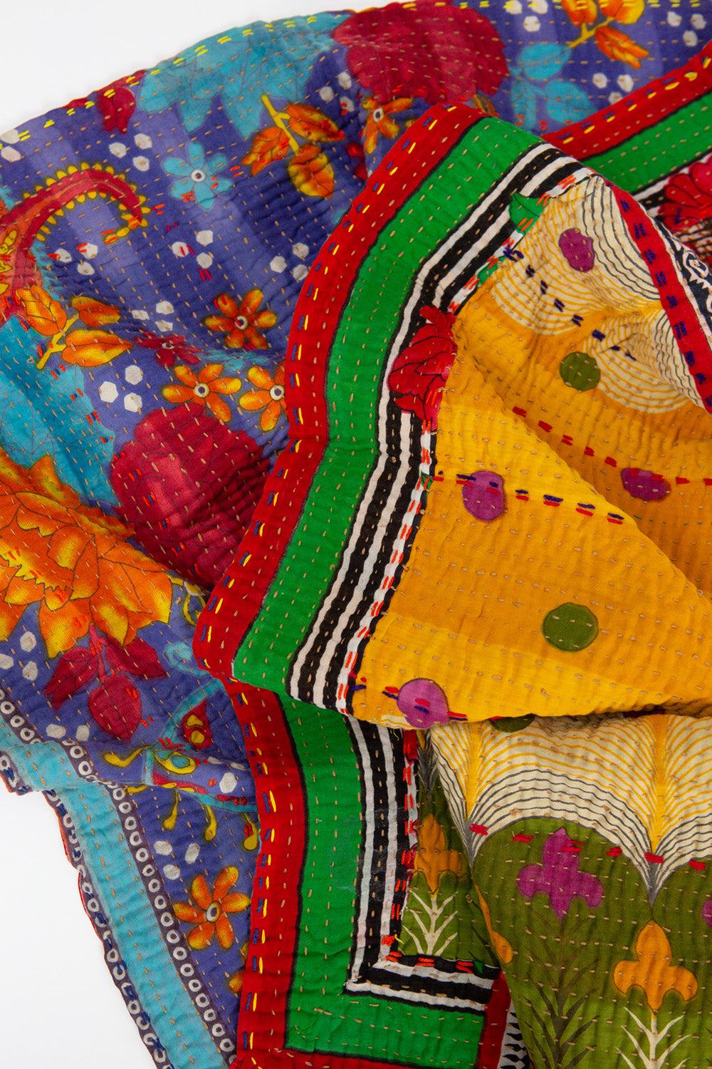 Vintage Kantha Quilt in Padma