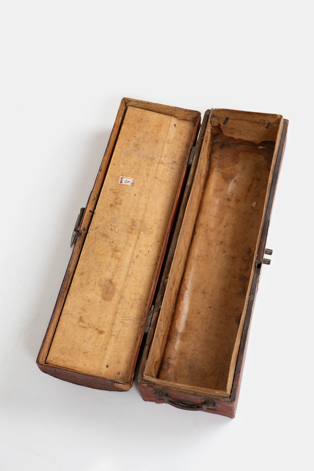 Chinese Leather Bound Chest