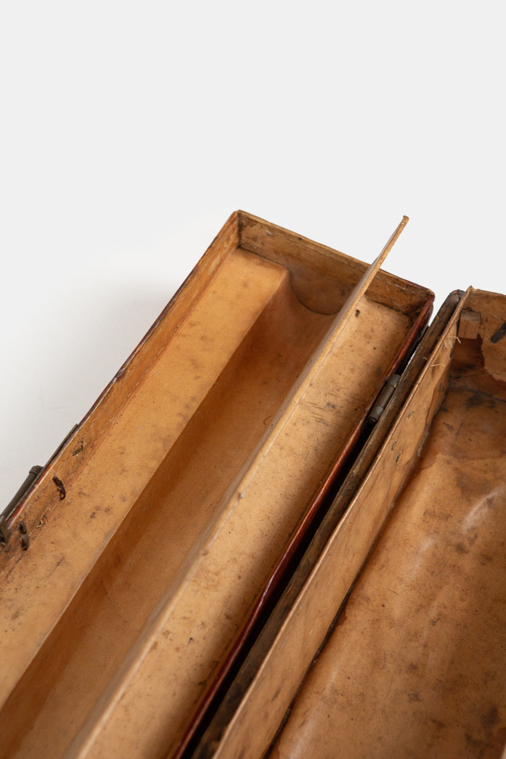 Chinese Leather Bound Chest