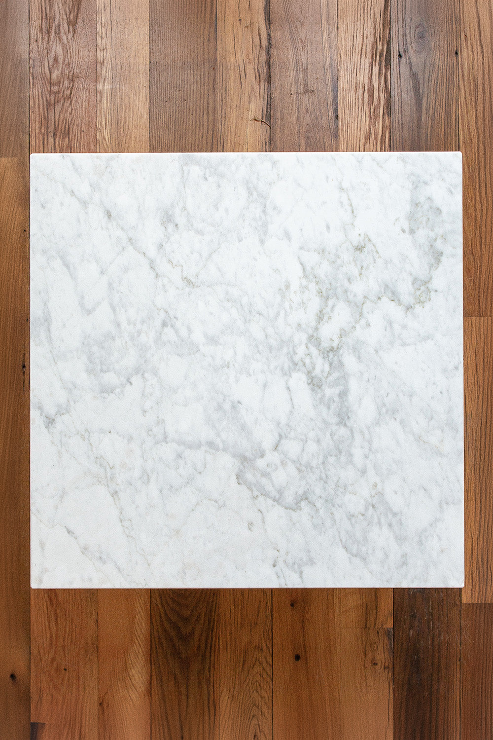 Marble and Chrome Side Table