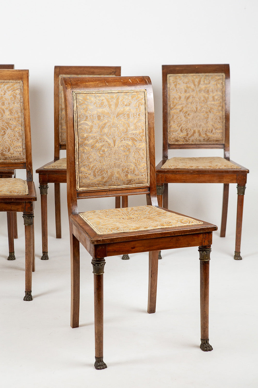 Set of 5 French Mounted Side Chairs