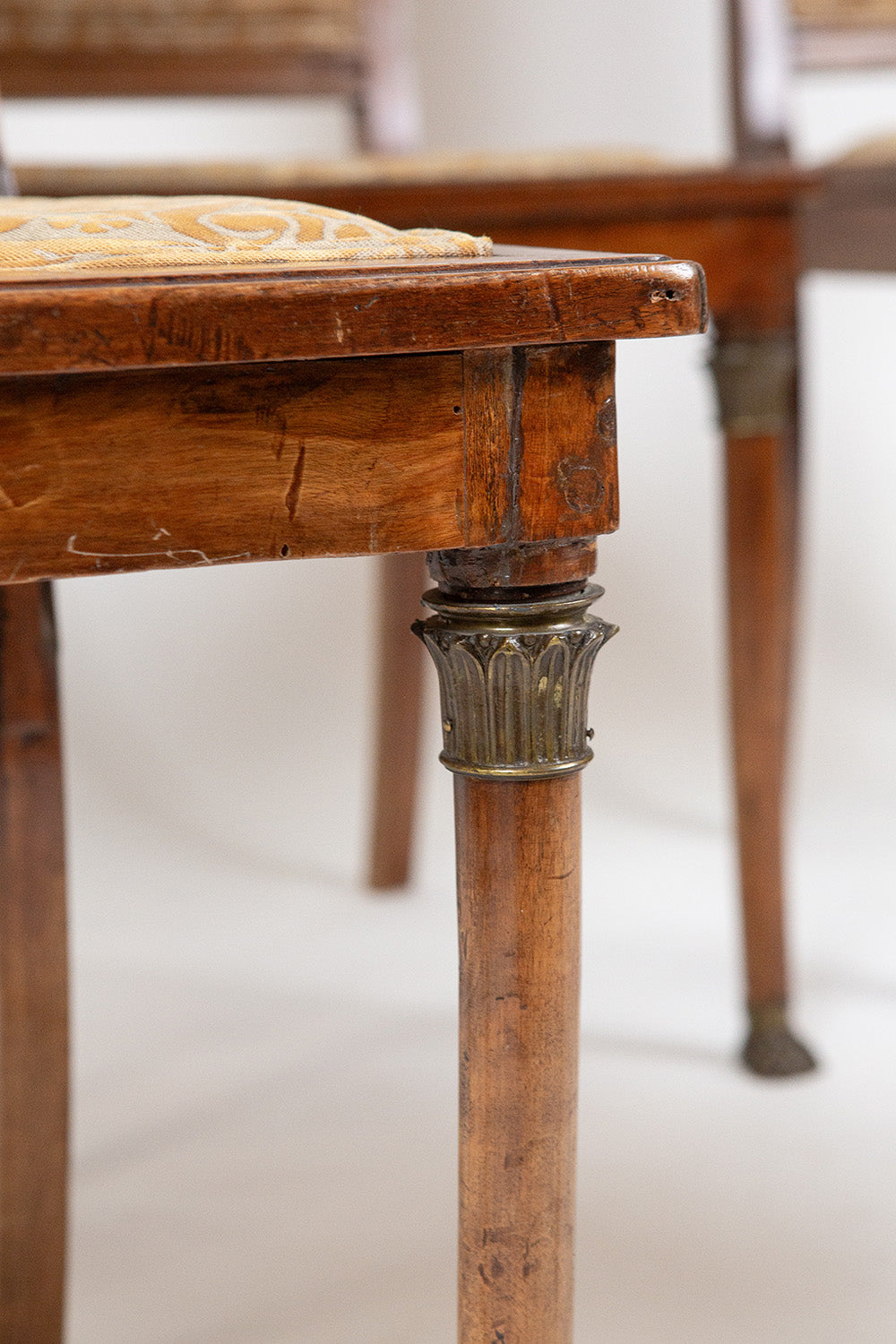 Set of 5 French Mounted Side Chairs