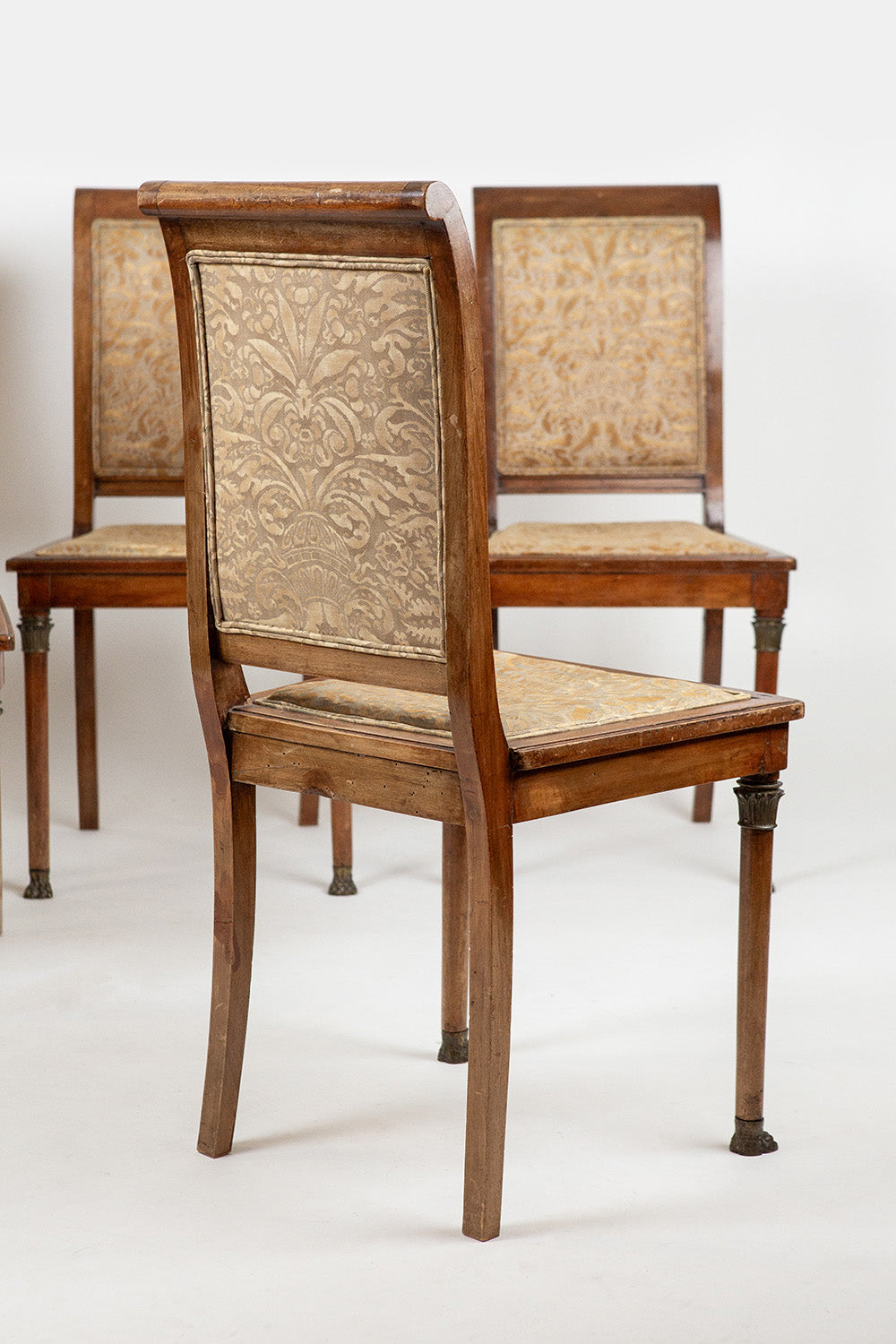 Set of 5 French Mounted Side Chairs