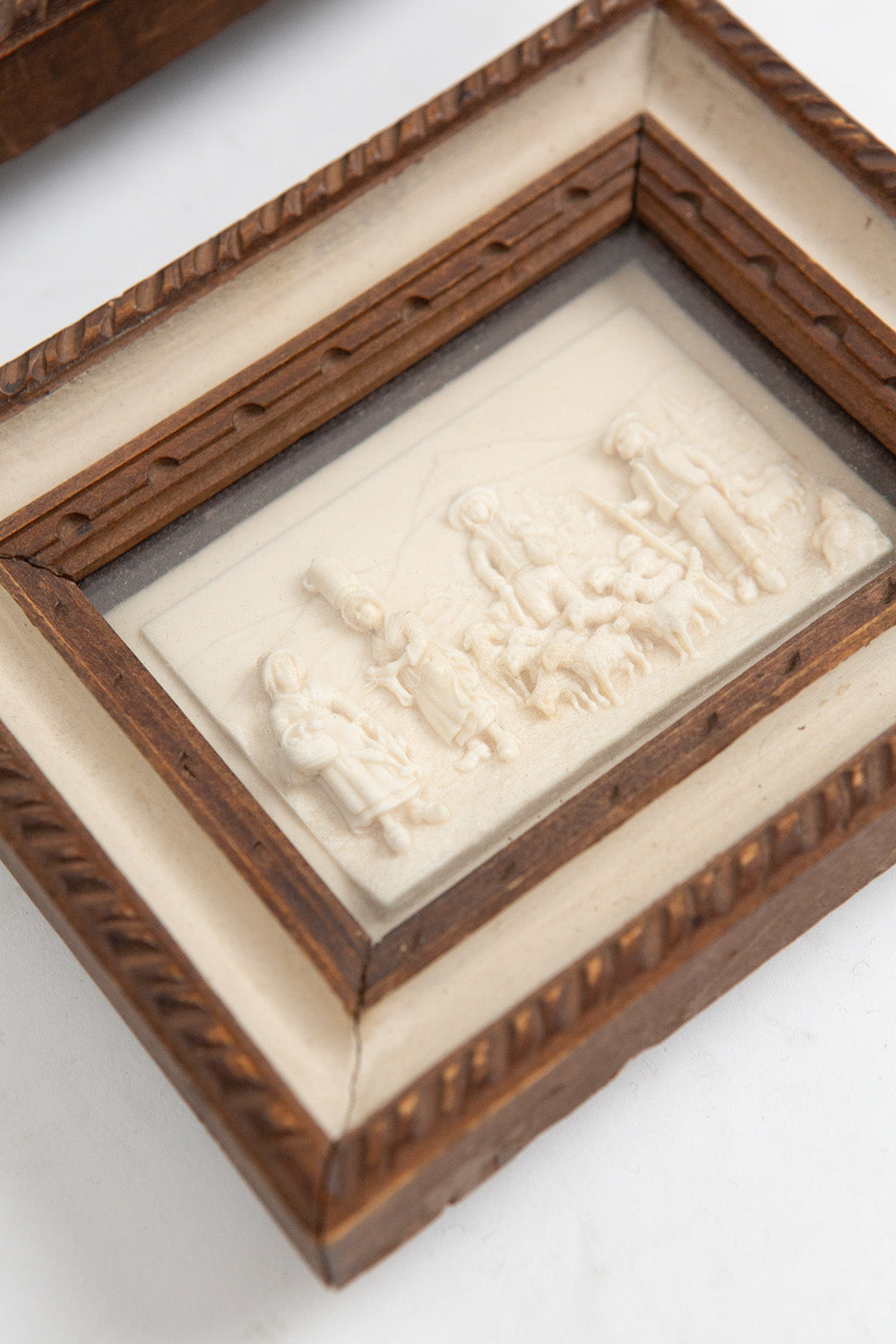 Pair of Composition Relief Plaques