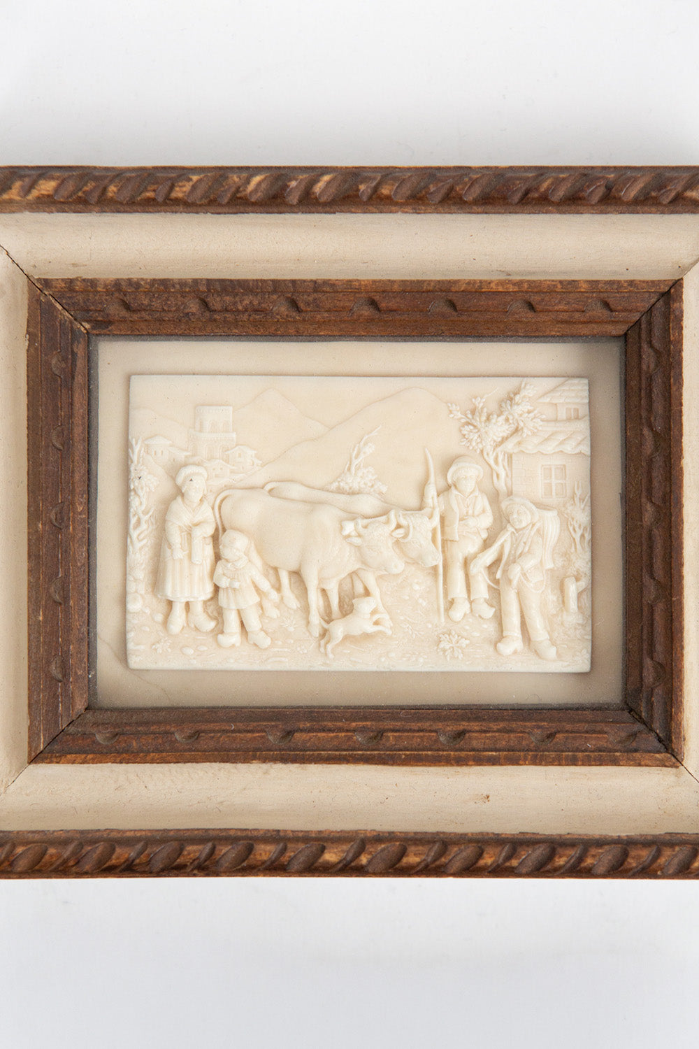 Pair of Composition Relief Plaques