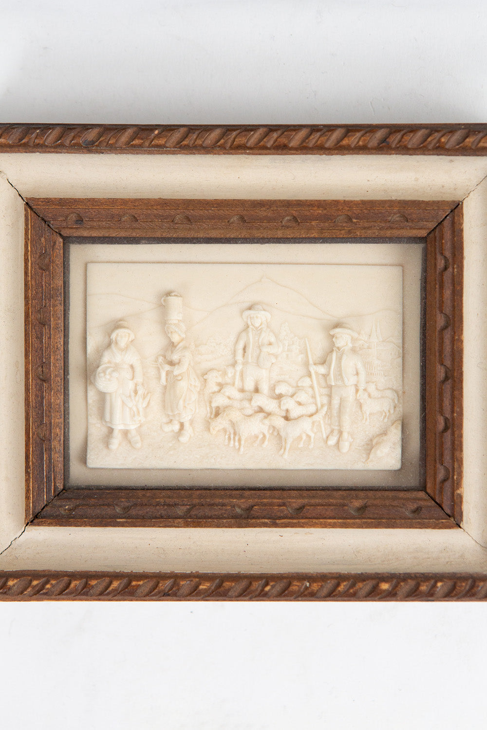 Pair of Composition Relief Plaques