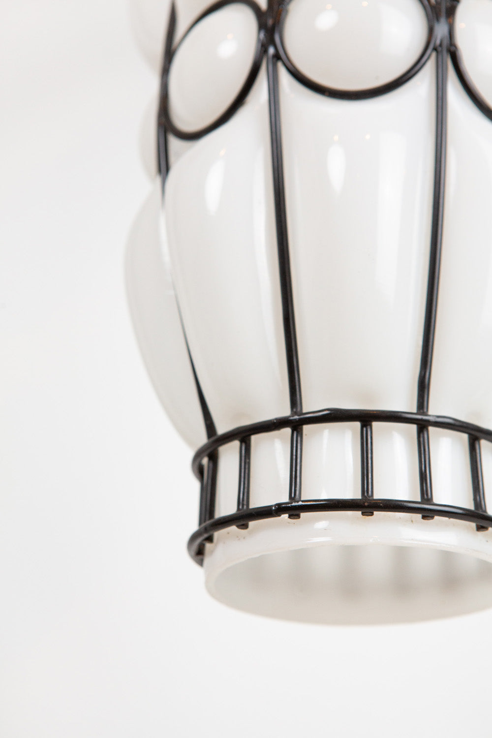Milk Glass Pendant Lamp