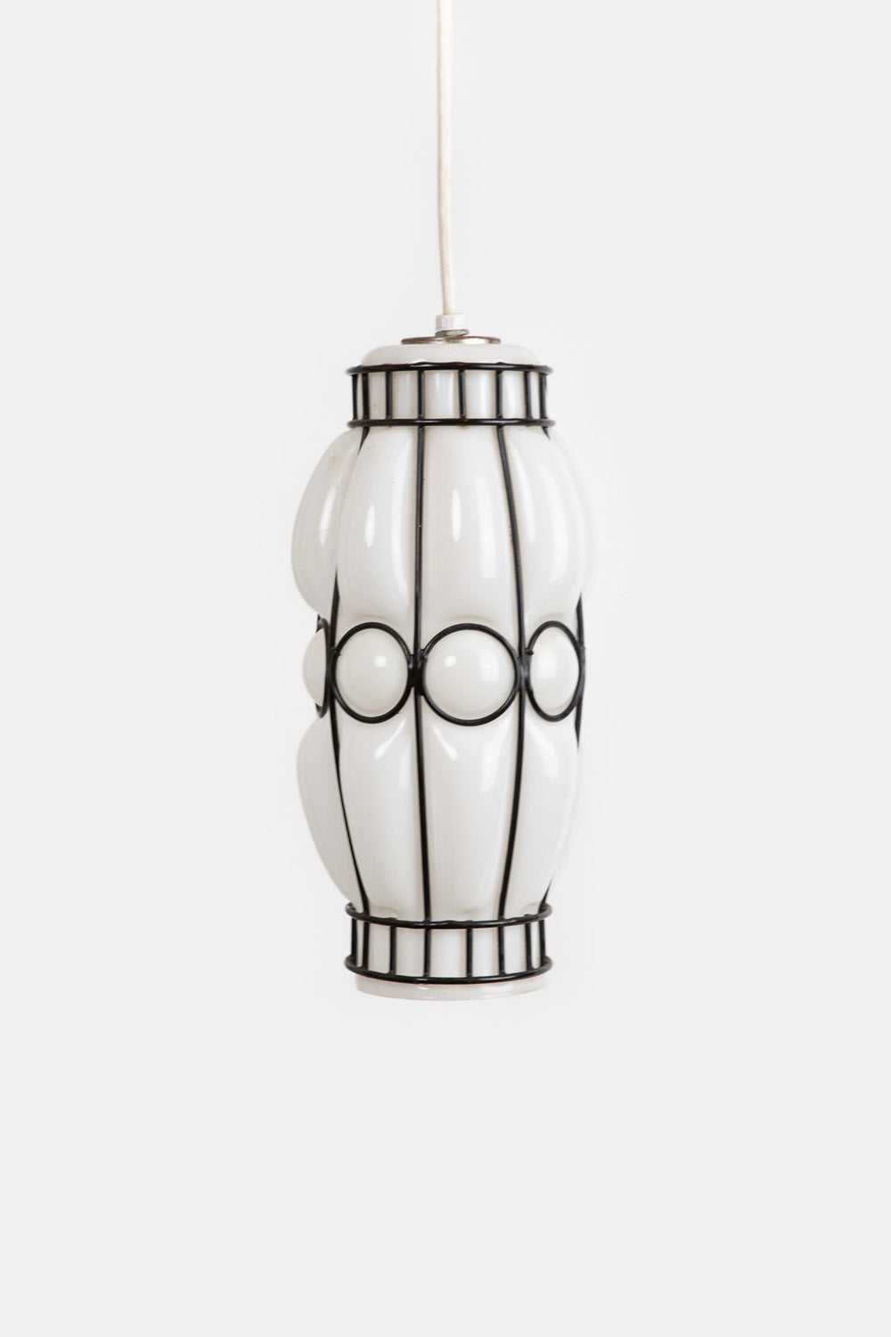 Milk Glass Pendant Lamp