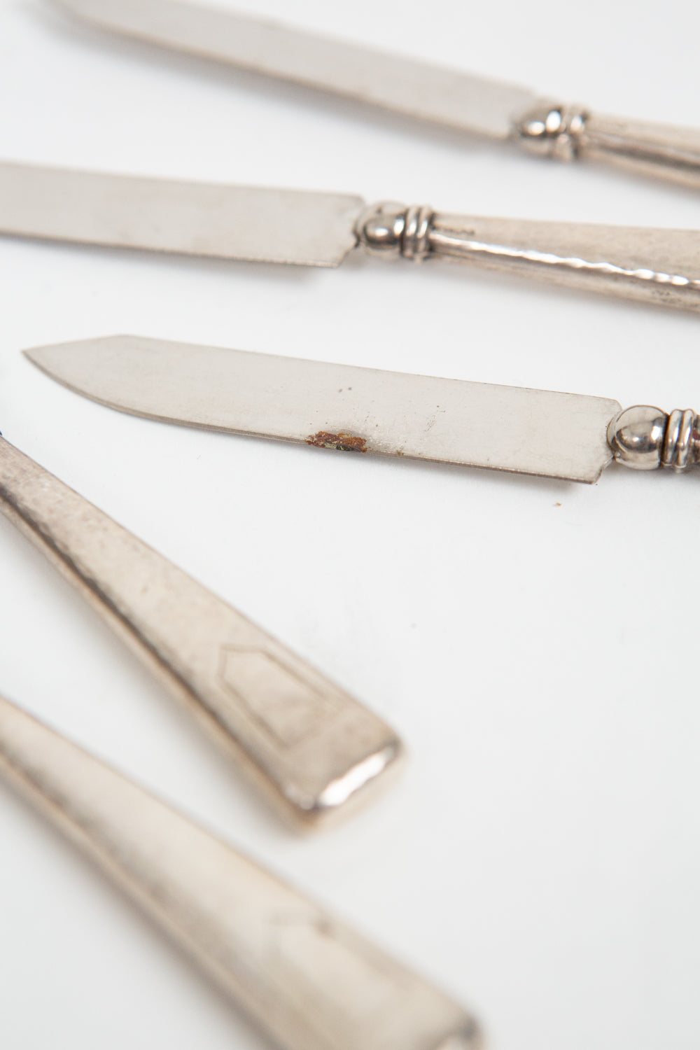 Set Of 5 Antique Petite Fruit Knives