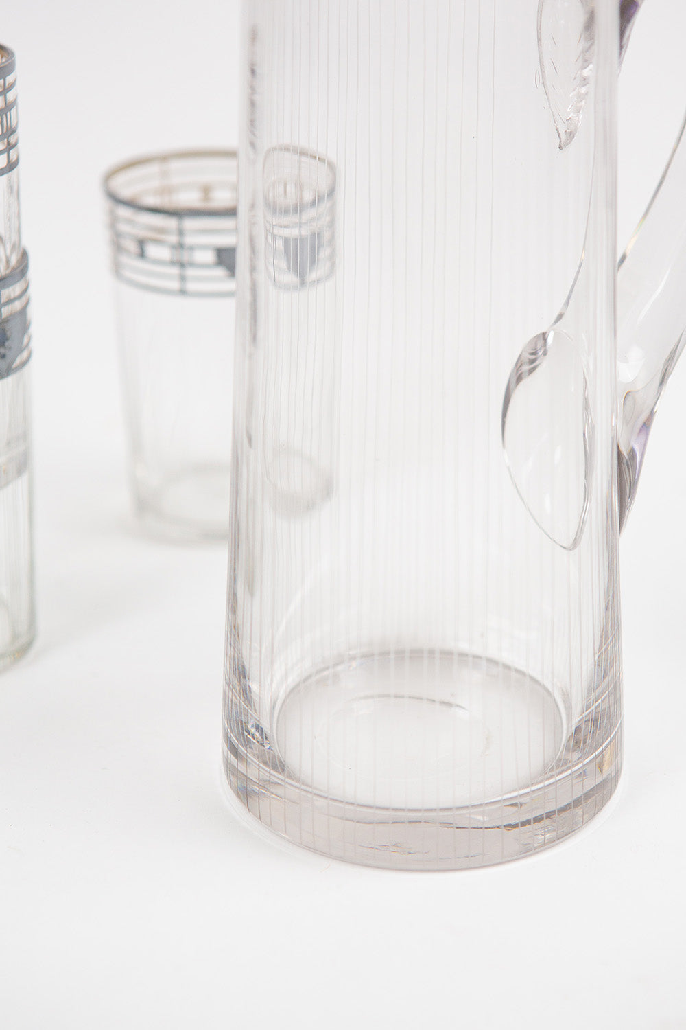 Pitcher and Set of 3 Glasses