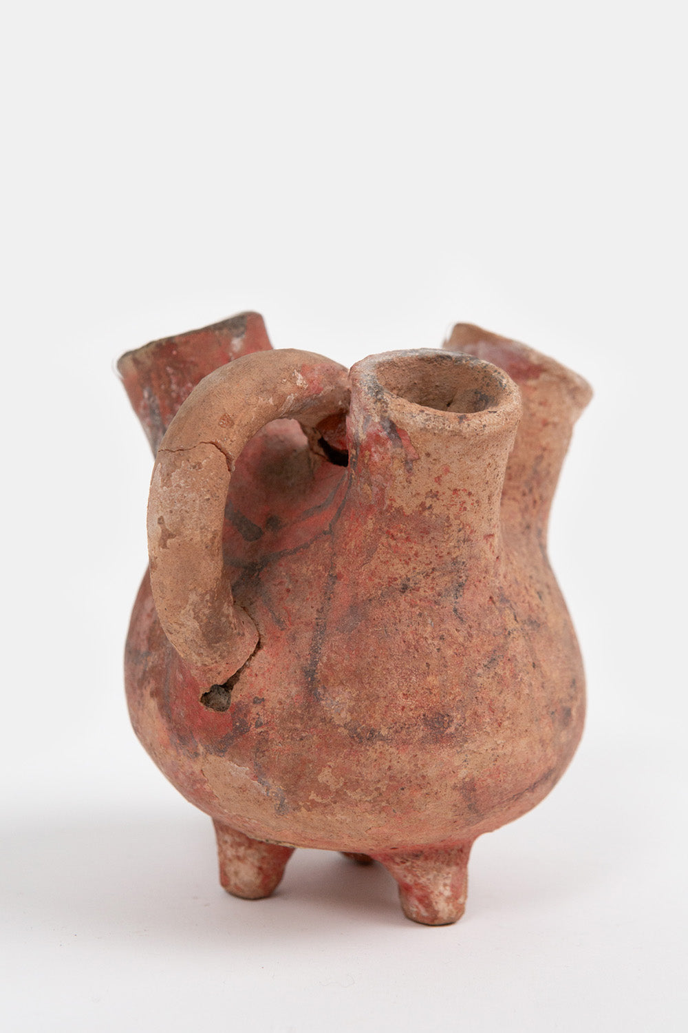Pre-Columbian Polychrome Decorated Pottery Jug