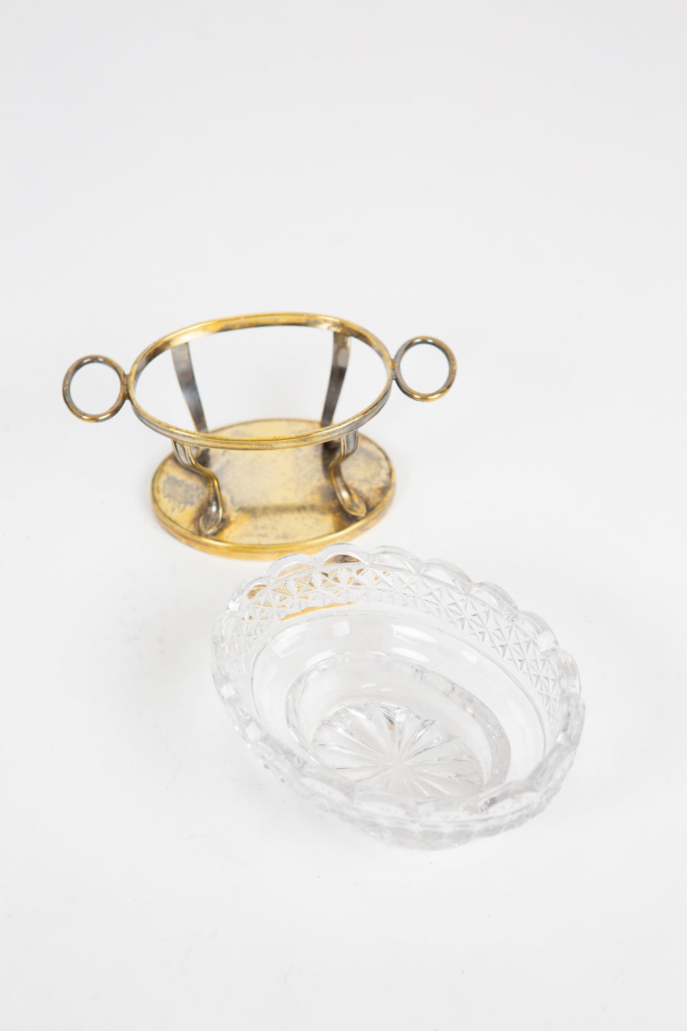 Pressed Glass Sugar Dish