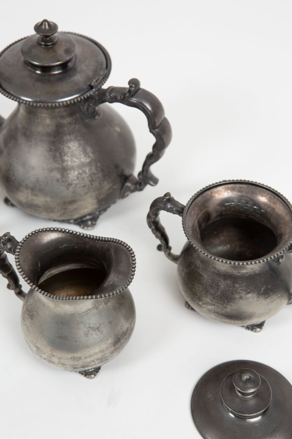 Colonial Silver Quadruple Plate Coffee & Tea Set