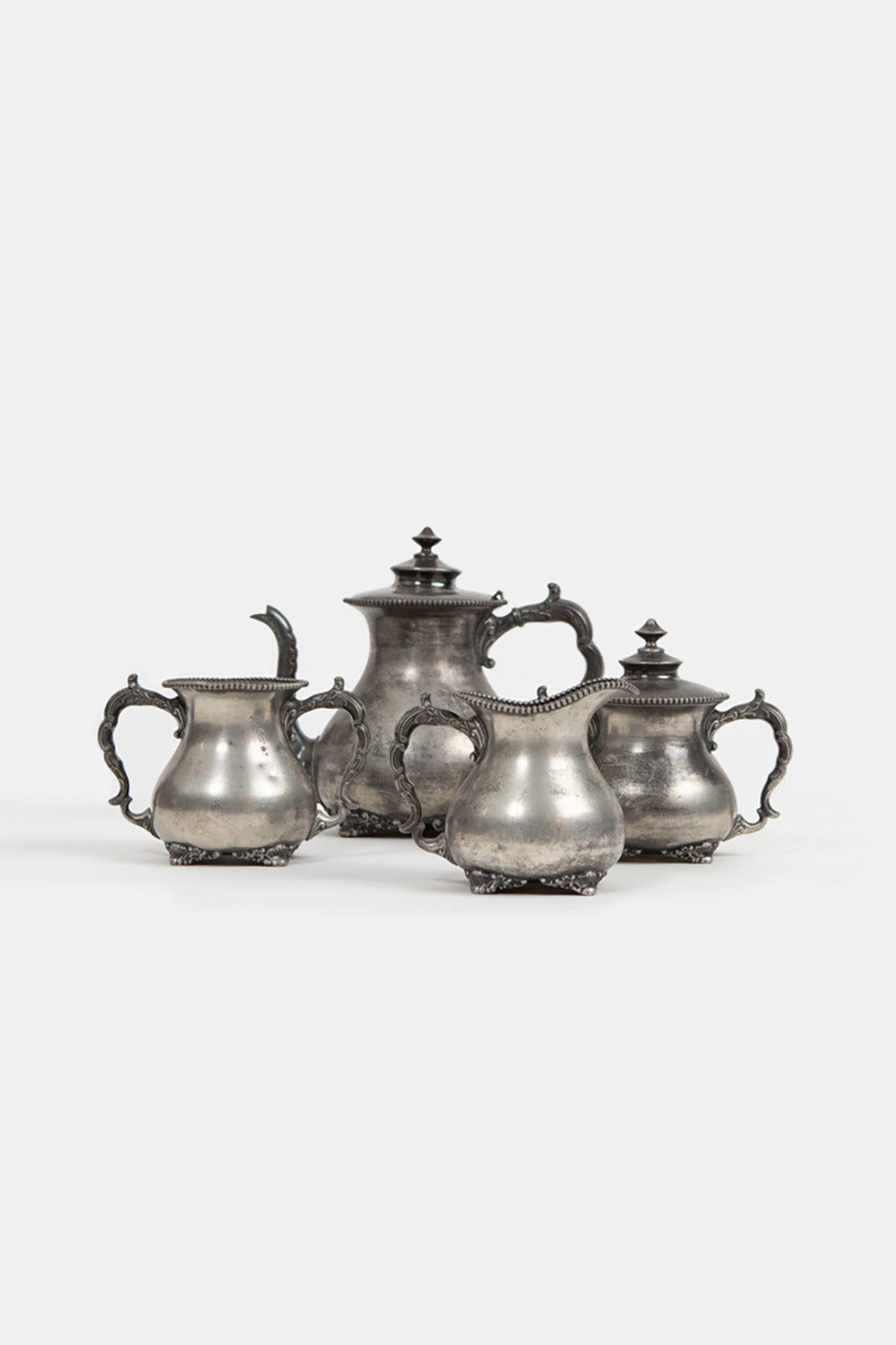 Colonial Silver Quadruple Plate Coffee & Tea Set