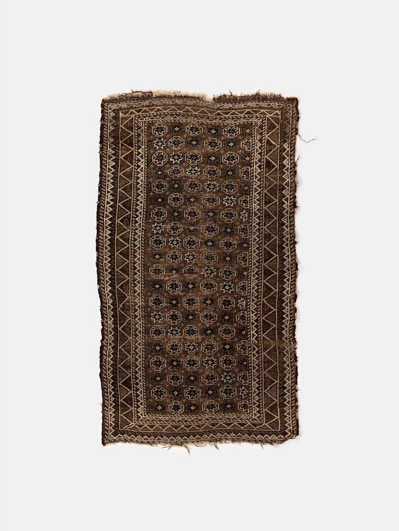 Antique Afghan Bokhara Rug