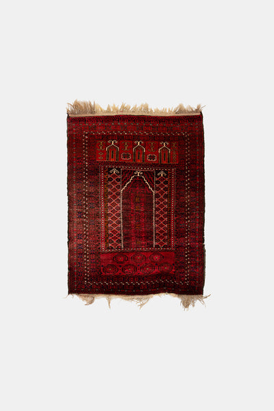 Antique Afghan Prayer Rug Antique Afghan Prayer Rug