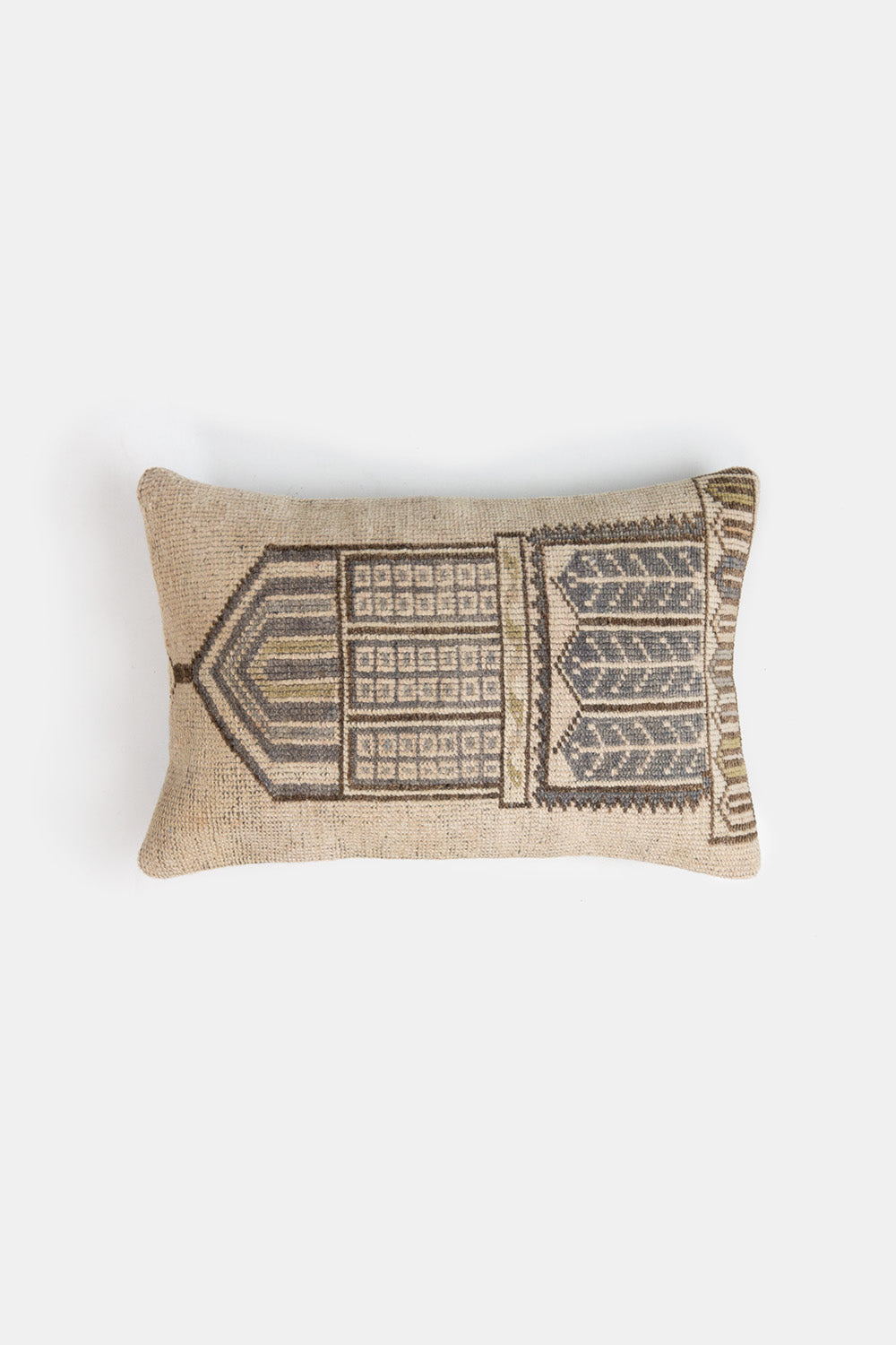 Vintage Turkish Flatweave Throw Pillow In Hayat Agaci