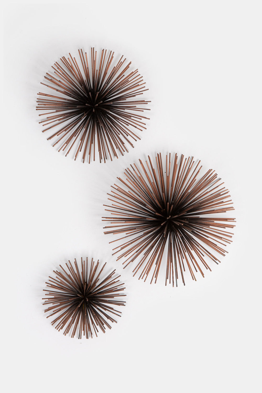 Trio of Mid Century Urchin Wall Hangings