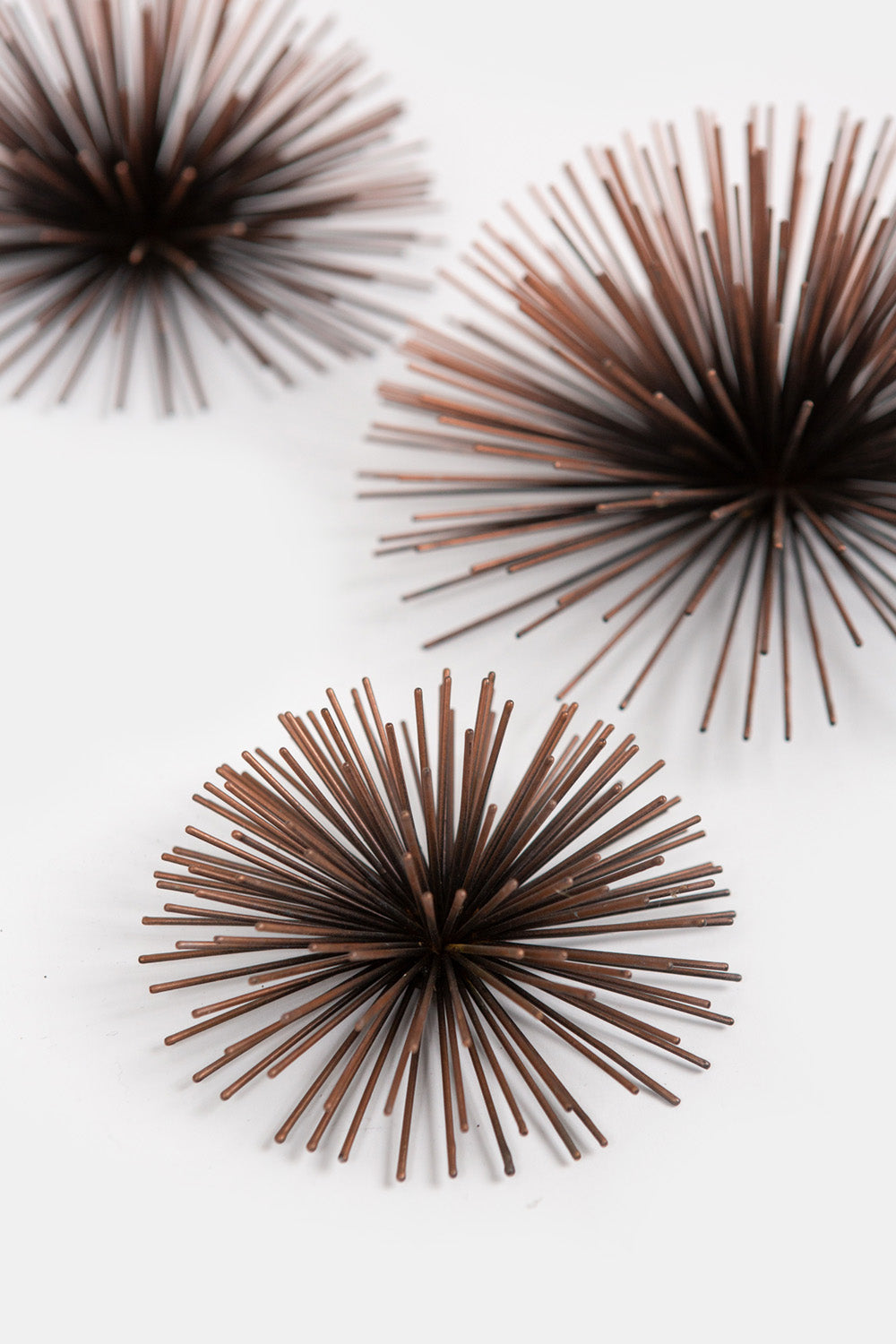 Trio of Mid Century Urchin Wall Hangings