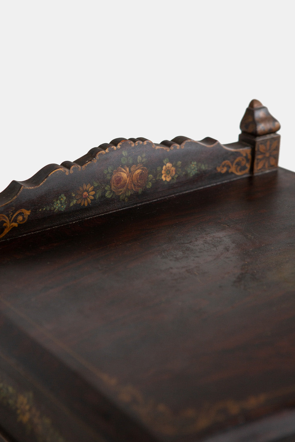 Hand-painted Victorian Bedside Table
