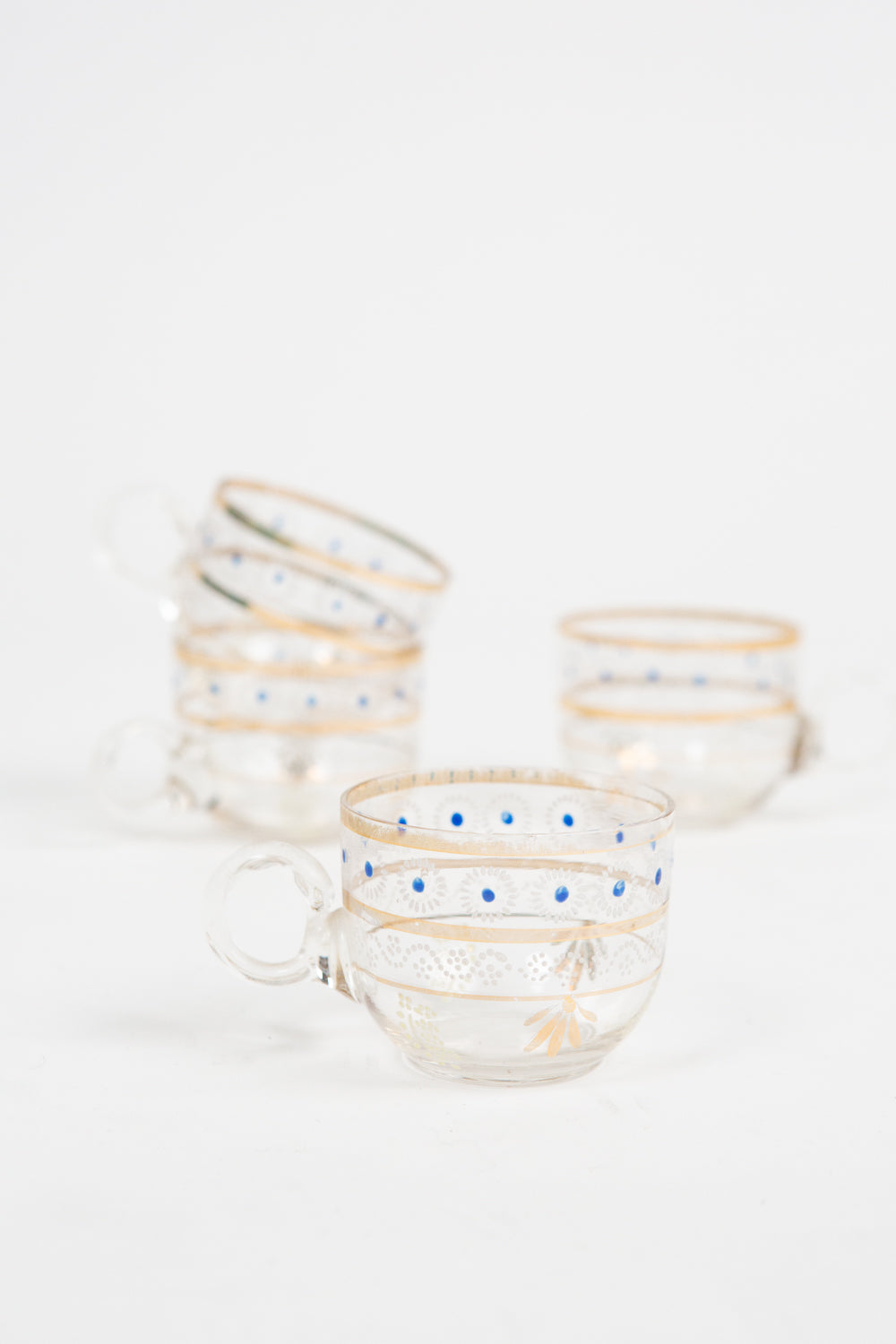 Set of 4 Victorian Tea Glasses